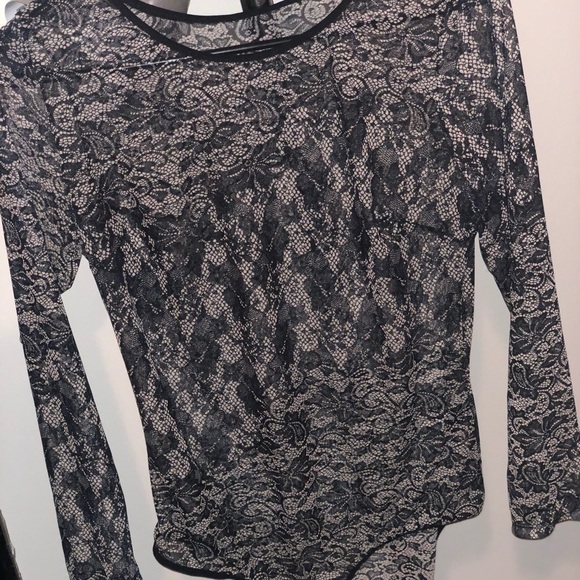 See through body suit 1X - Picture 2 of 2